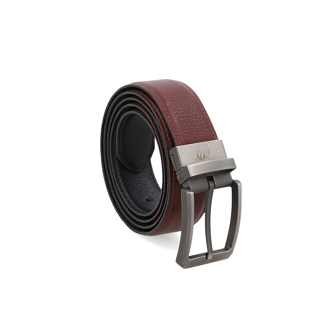 Bellford Natural Milled  Double Side Reversible Genuine Leather Belt