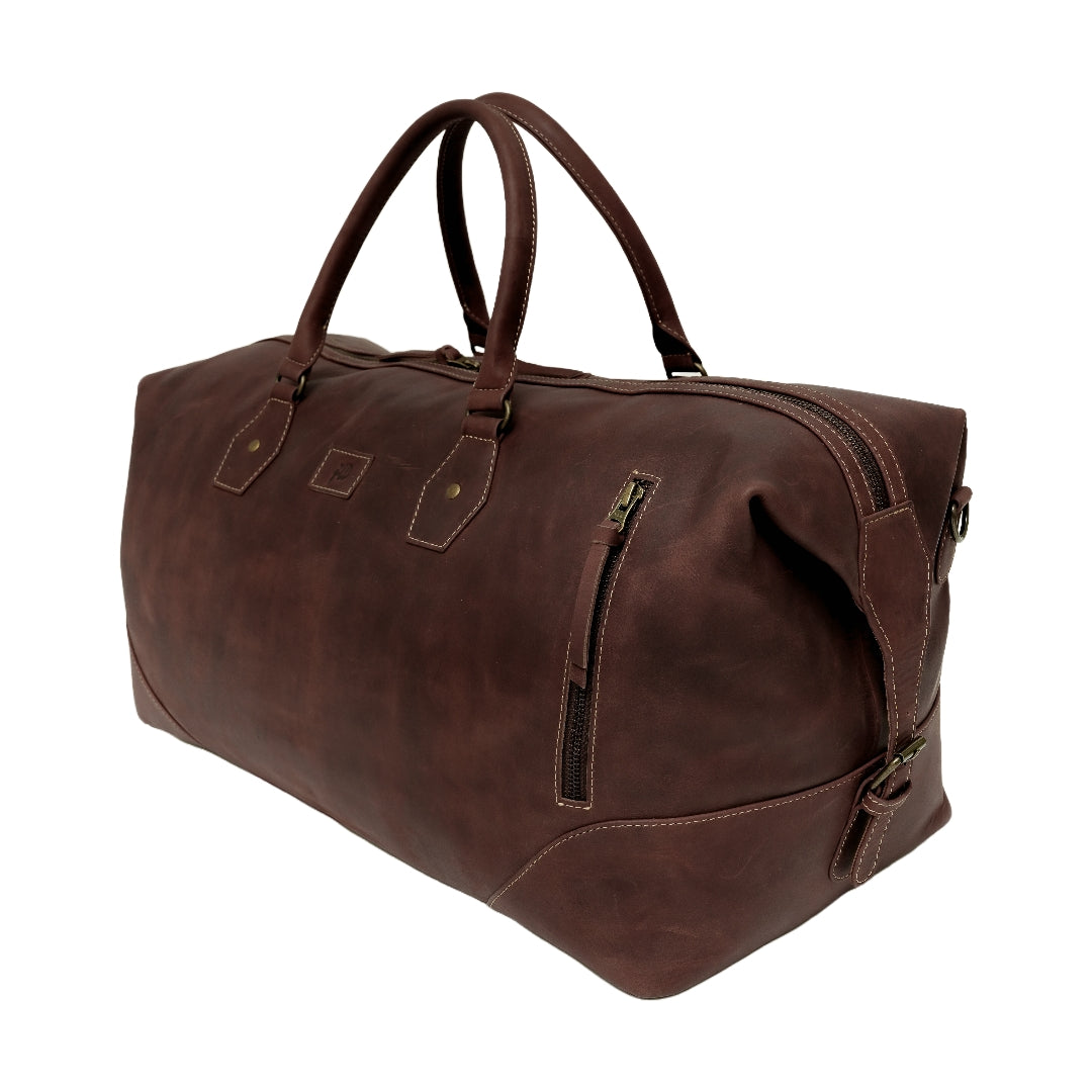 The Weekender Travel Leather Duffle Bag