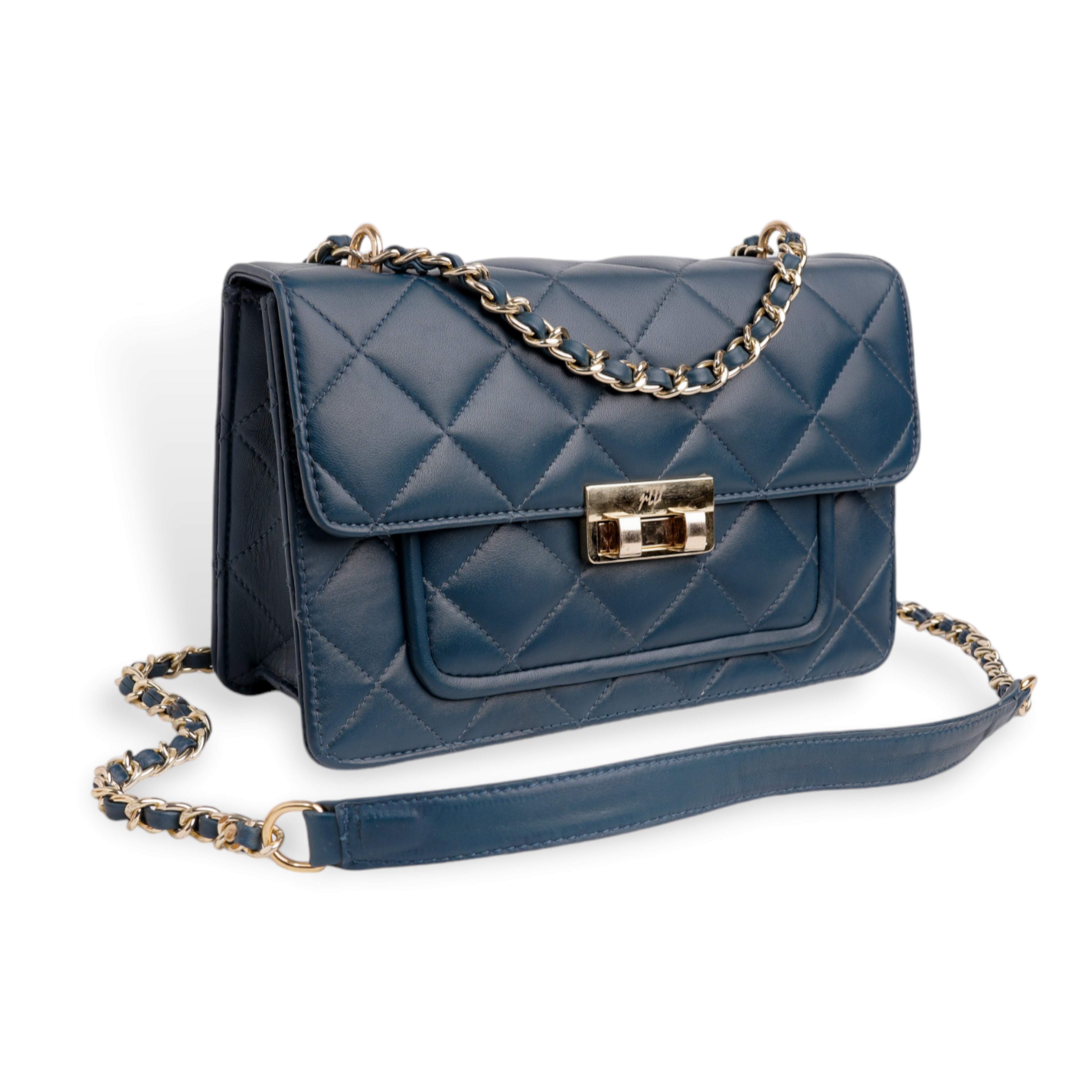 Flora Quilted Crossbody Leather Bag