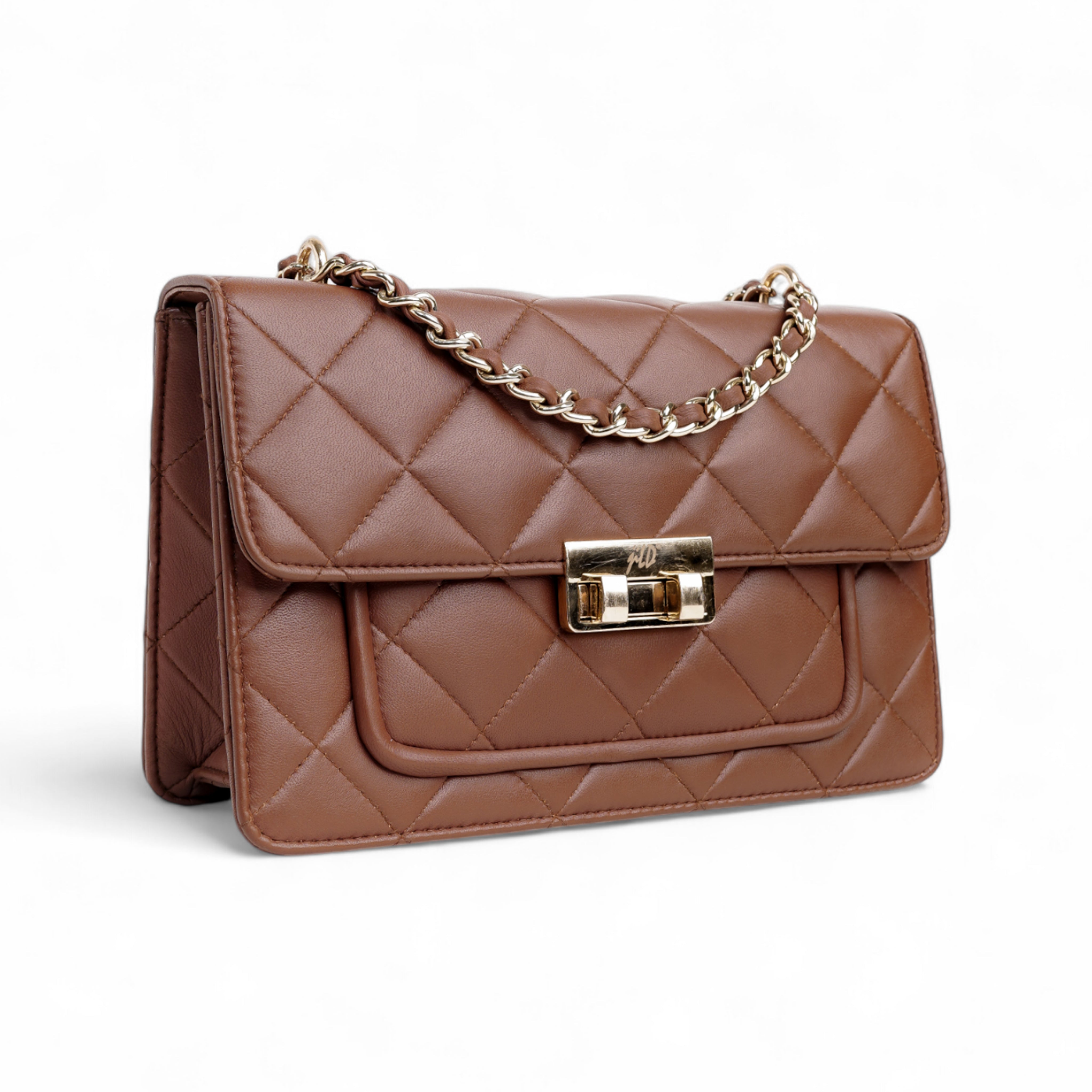 Flora Quilted Crossbody Leather Bag