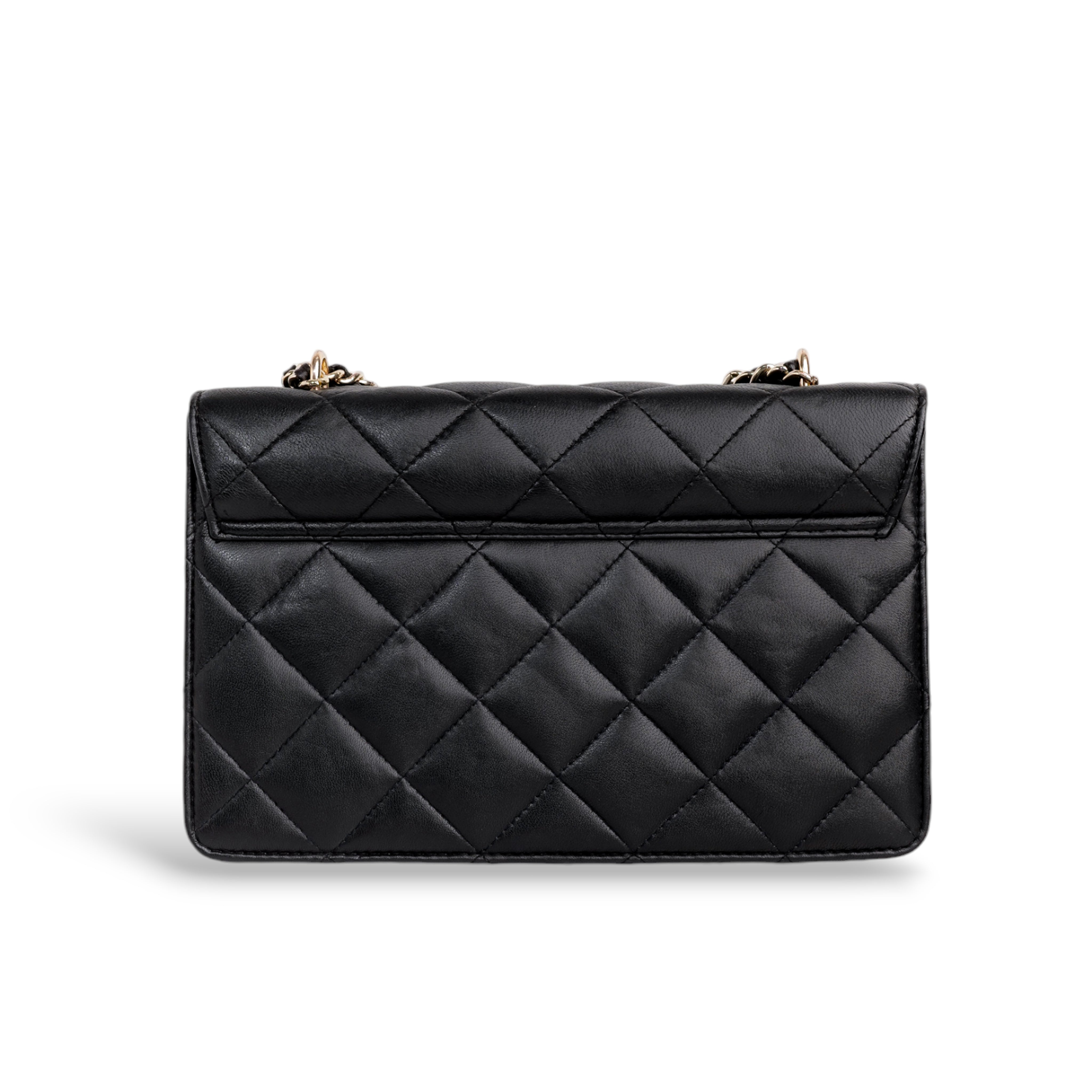 Flora Quilted Crossbody Leather Bag