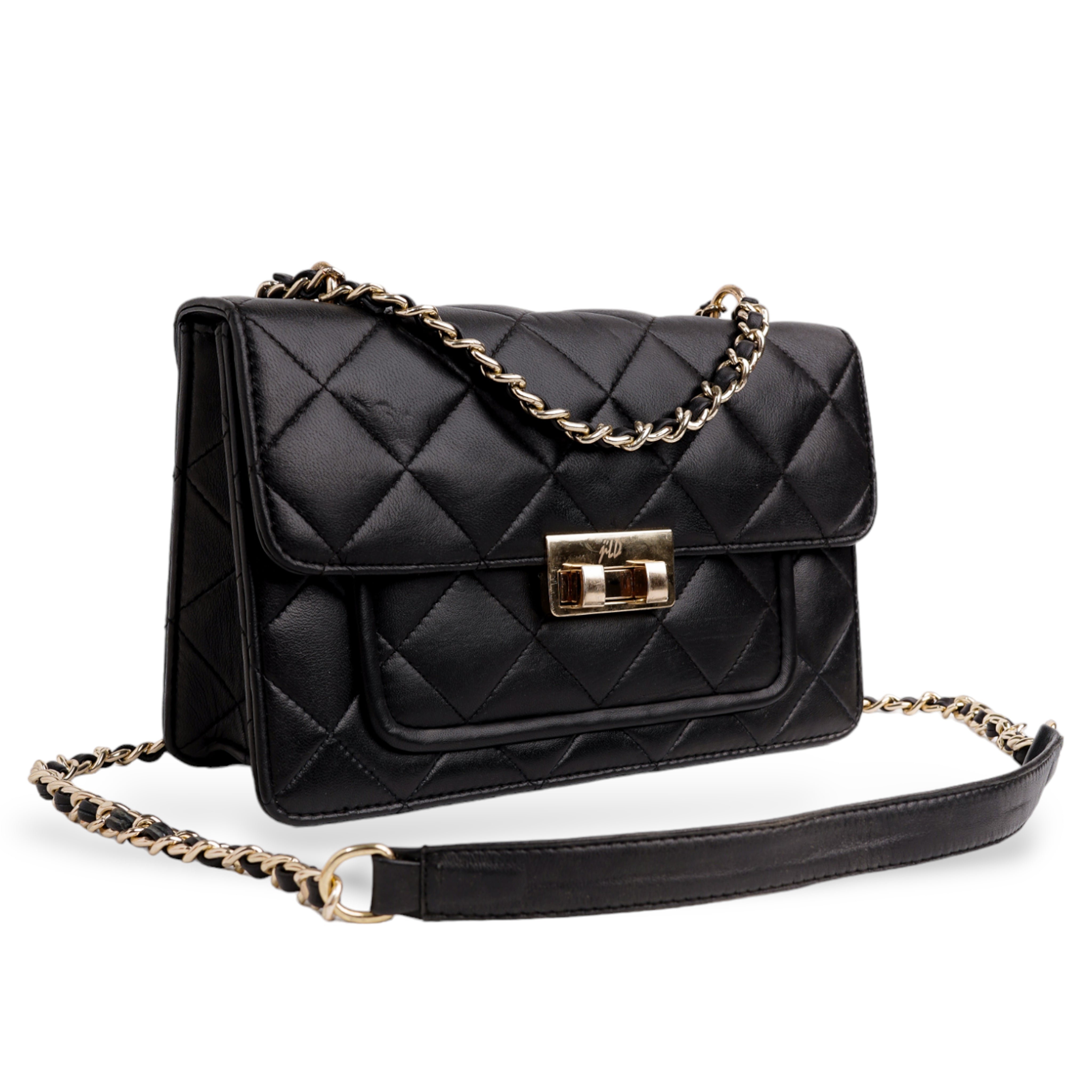 Flora Quilted Crossbody Leather Bag