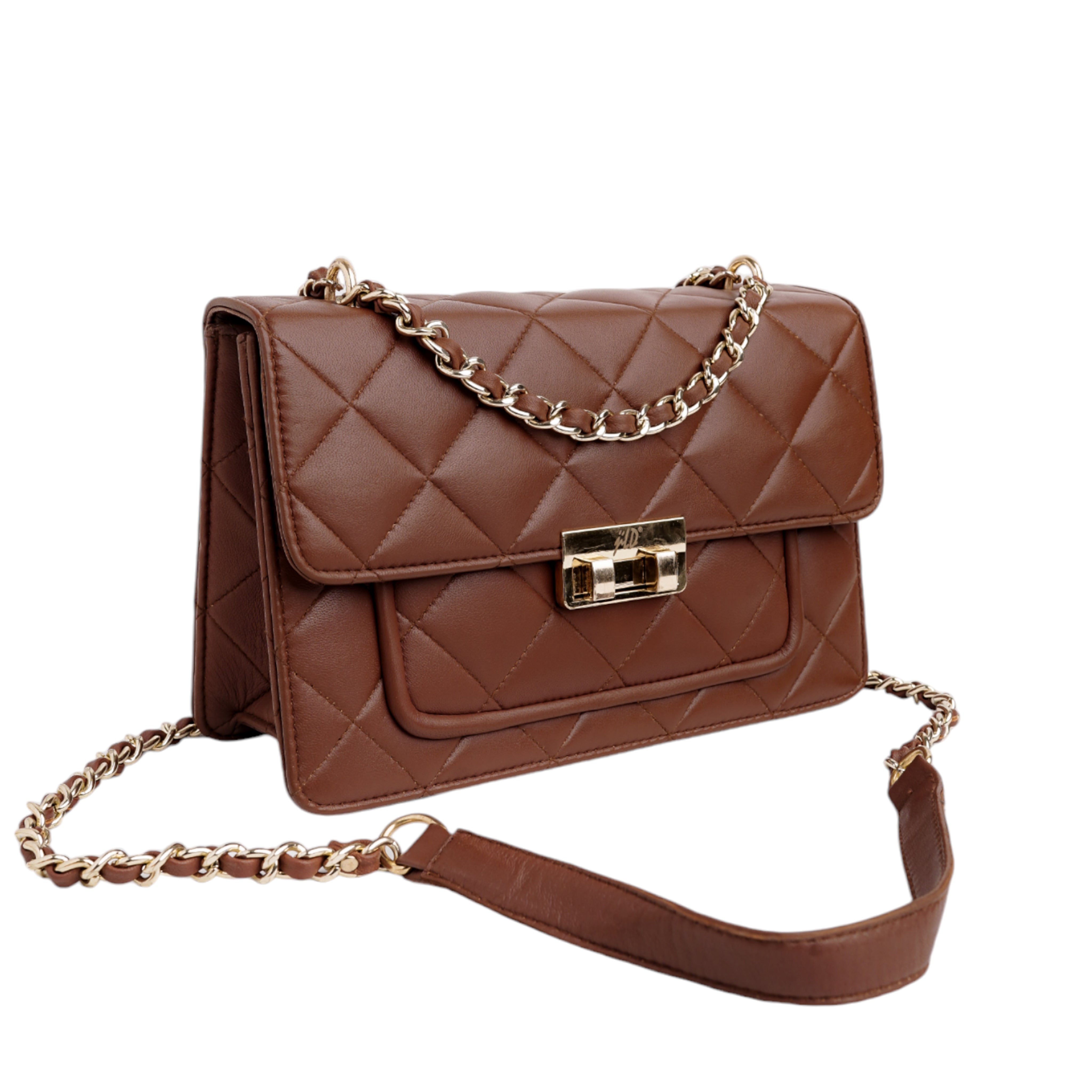 Flora Quilted Crossbody Leather Bag