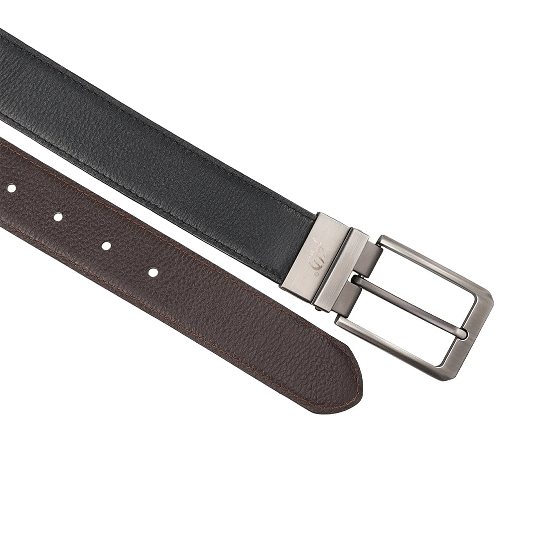 Bellford Natural Milled  Double Side Reversible Genuine Leather Belt