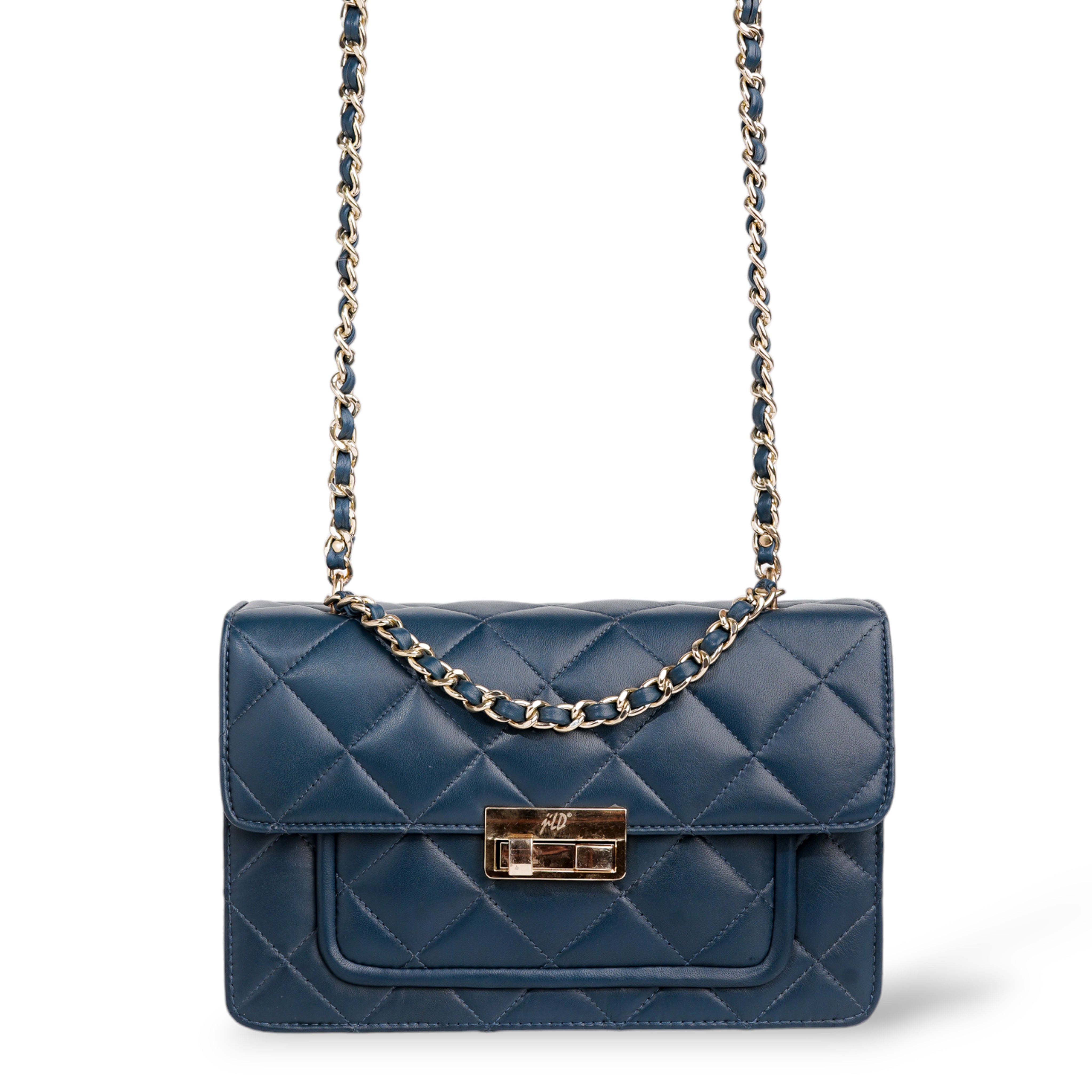 Flora Quilted Crossbody Leather Bag