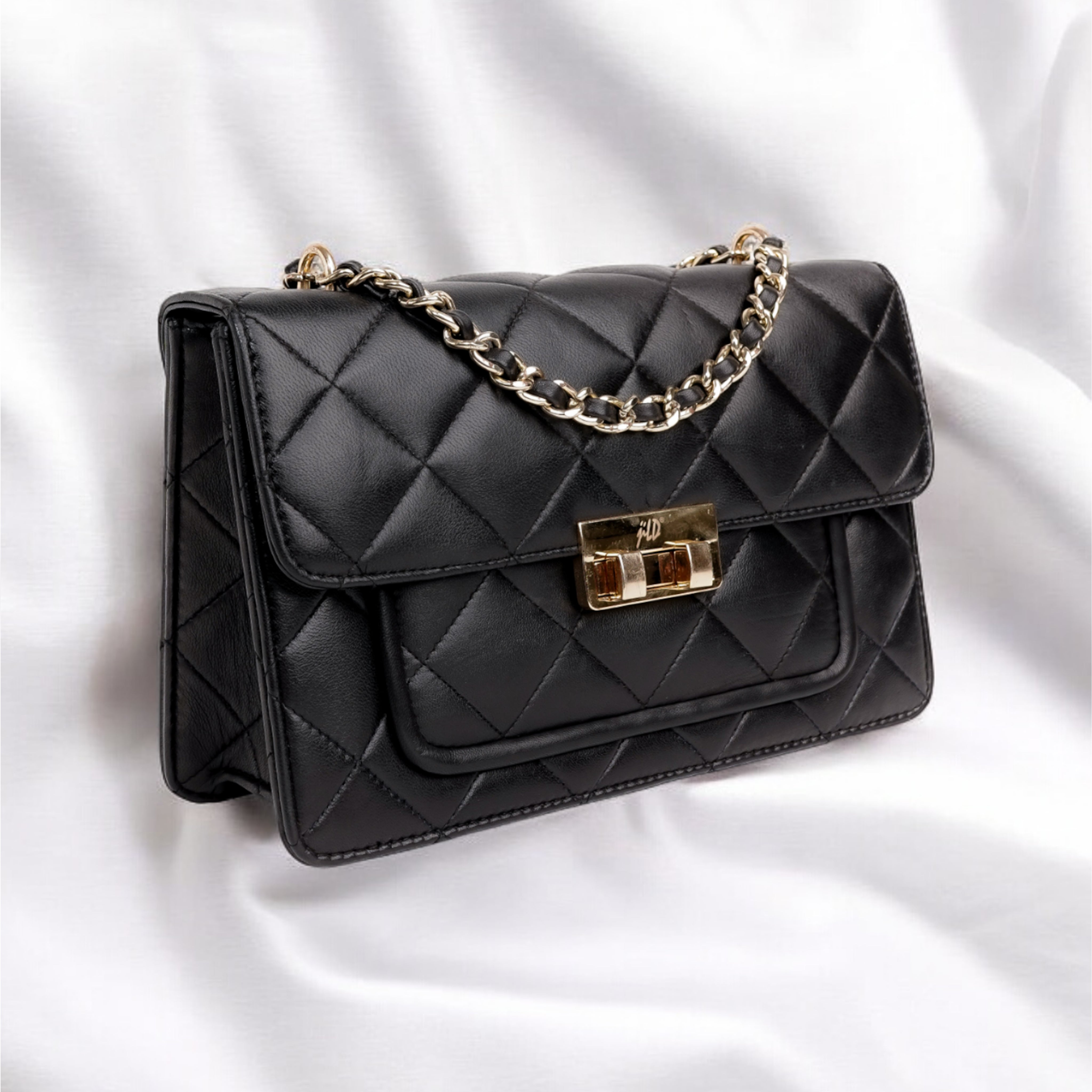 Flora Quilted Crossbody Leather Bag