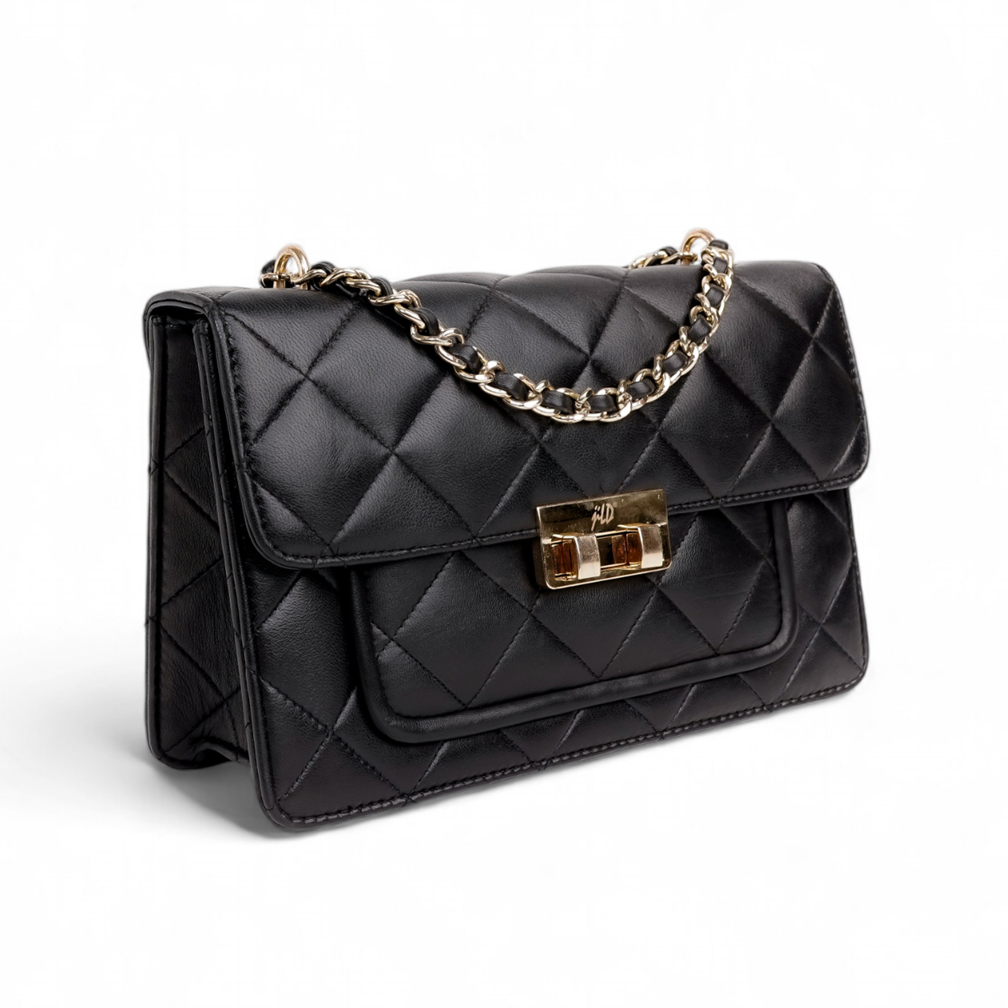 Flora Quilted Crossbody Leather Bag