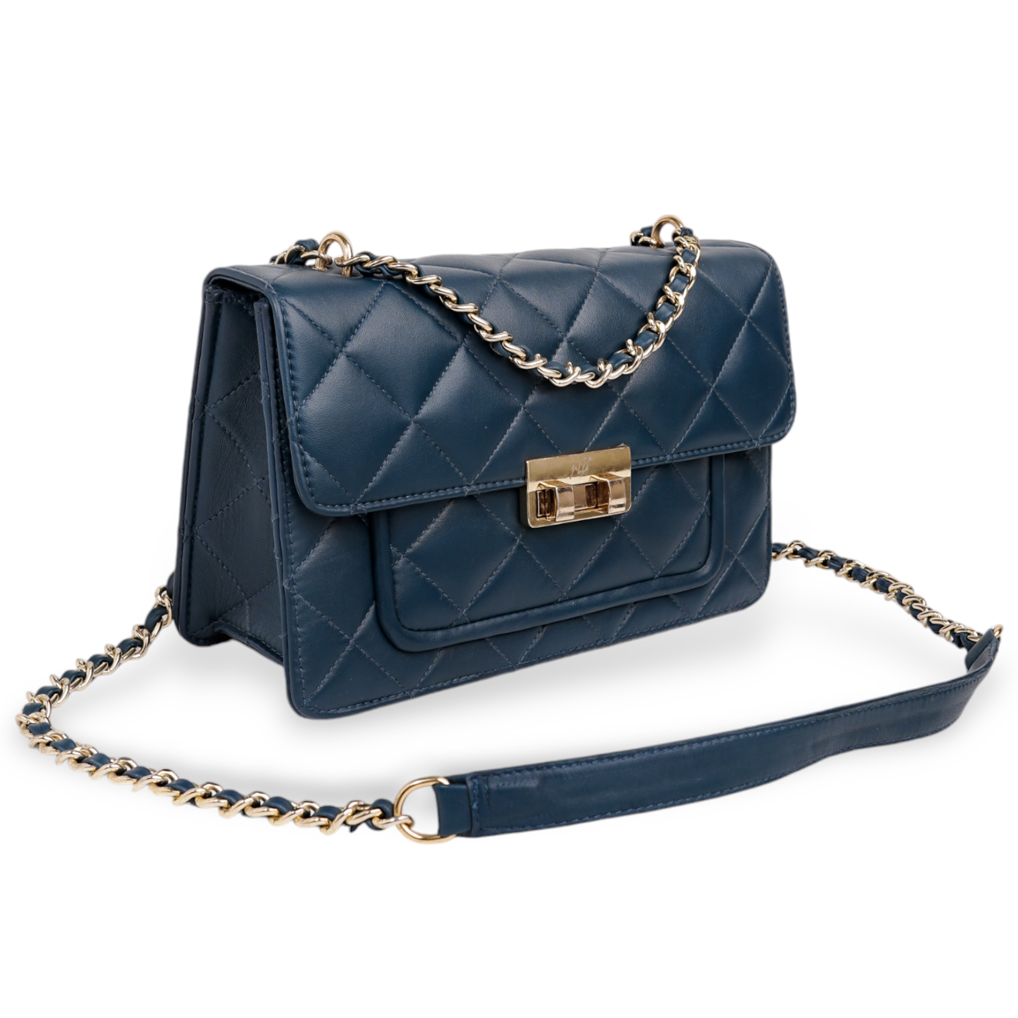 Flora Quilted Crossbody Leather Bag