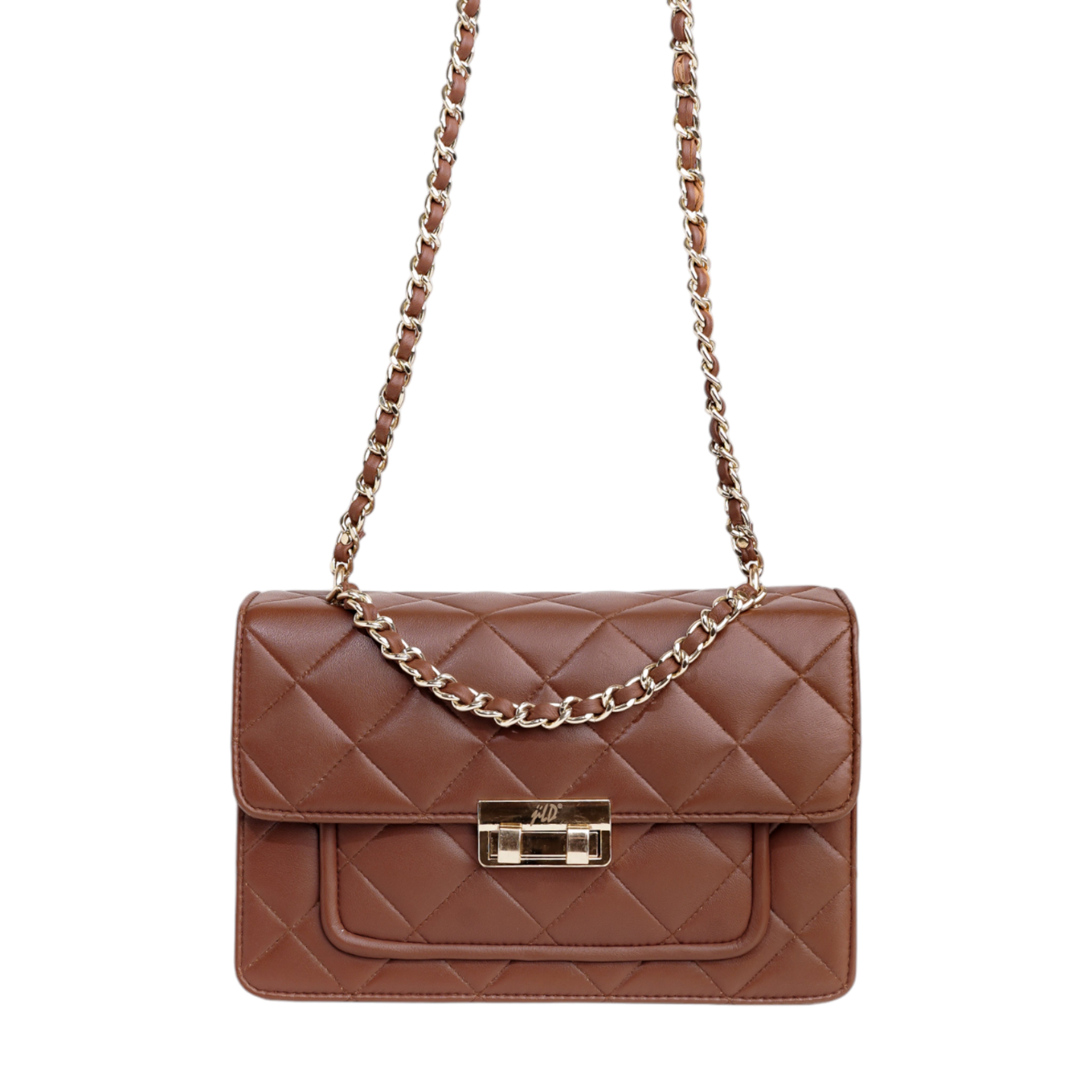 Flora Quilted Crossbody Leather Bag