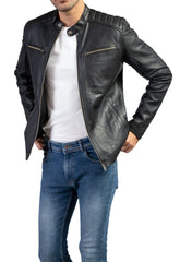 Café Race Style Mens Biker Jacket