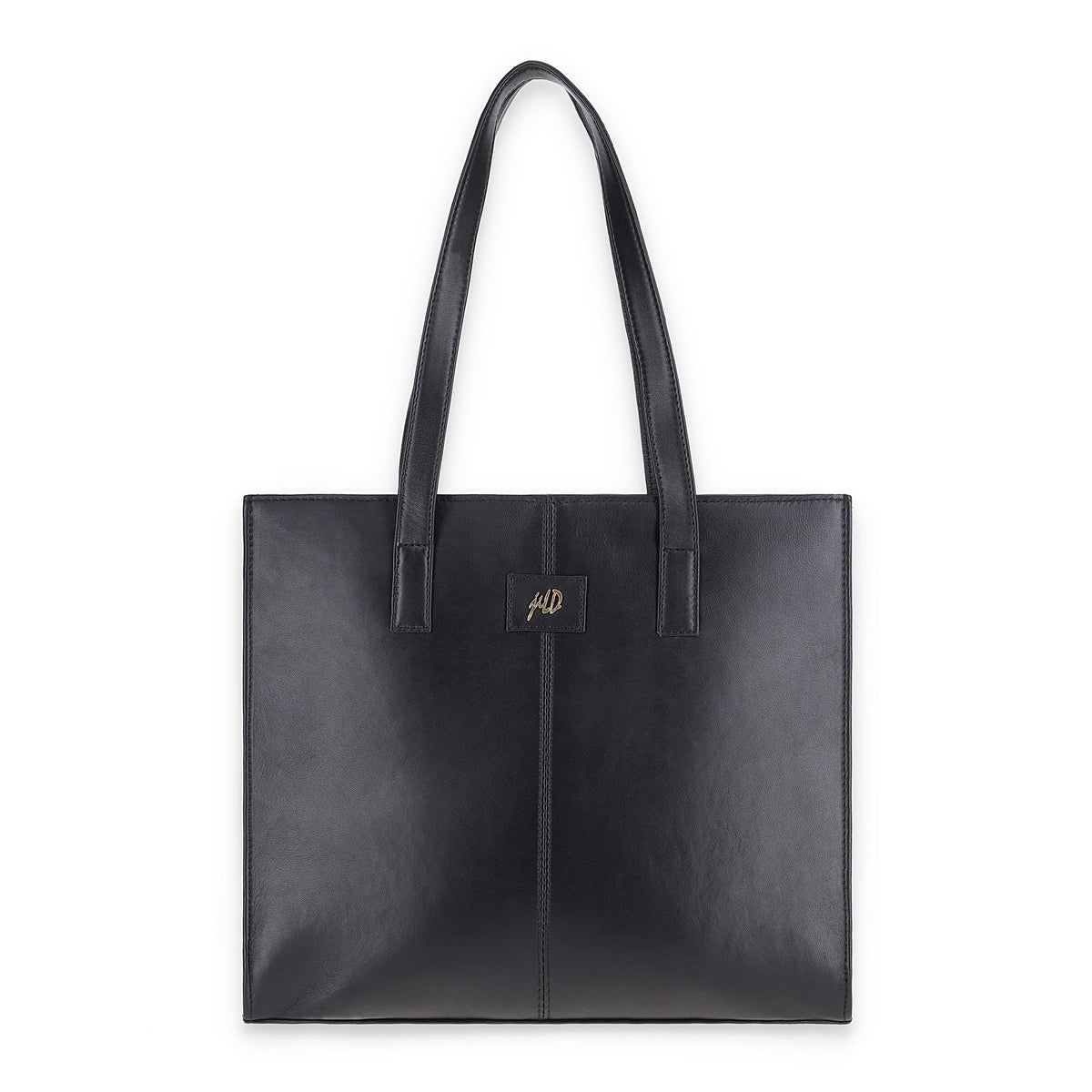 Everyday Women's Leather  Zipper Tote Bag-Black