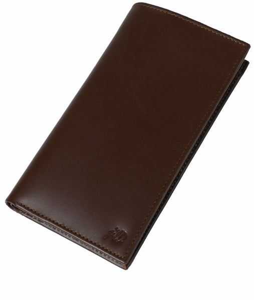 Multi Purpose Leather Long Wallet-CHOCOLATE BROWN