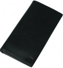 JILD-18 Pockets Leather Long Wallet-BLACK