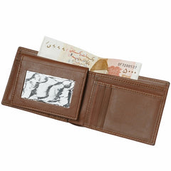 Bi-fold Men's Wallet With detachable I.D/card Holder.