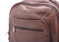 Trio Leather Backpack (TAN)